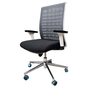 Silla de Oficina Ergonómica Think-T HOGVP068, Base Giratoria de Malla Premium, Anti-Fatiga, Altura Ajustable, Tela de Espuma PU Contemporánea - Product Image 2