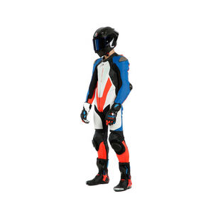 Combinaison de moto de course XL pour hommes personnalisée une pièce en cuir pur imperméable et coupe-vent pour la moto - Product Image 3