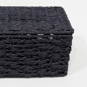 Artex Dong Thap Boîte de rangement tissée naturelle faite à la main Paniers décoratifs en feuille de palmier pour l'organisation de la maison Usine directe - Product Image 4