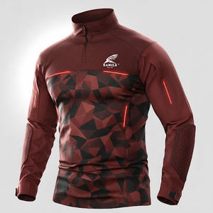 เสื้อคอมเพรสชั่นแขนยาวผู้ชาย ระบายอากาศได้ดี แห้งเร็ว ลายพิมพ์ดิจิทัล ผลิตในปากีสถาน มีสินค้าในสต็อก - Product Image 3