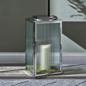 Stainless Steel <b>Candle</b> <b>Lantern</b> with Adjustable Height Stand Allowing for Customizable Placement in Any Indoor or Outdoor Area - Product Image 5