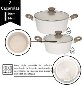 Multifuncional 14PCs Juego De Ollas De Granito Juego De Ollas De Cocina Paneles Sartenes Juego De Utensilios De Cocina - Product Image 5