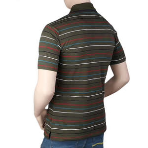 เสื้อยืดคอกลมแขนสั้นผู้ชาย - สีเขียว - สีเขียว - Product Image 3