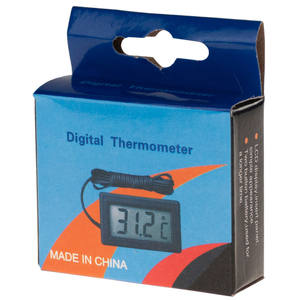 Thermomètre numérique électronique LCD AF23 avec grand écran, sonde pour aquarium, pour réfrigérateur et congélateur, en plastique, métal, PET - Product Image 3