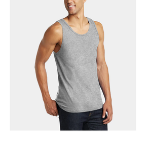 BD hommes été décontracté Gym T-Shirt respirant tricoté débardeur élastique côtes matériau doux mince sans manches conception pour la course - Product Image 3
