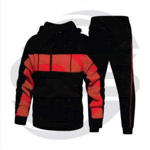 Ropa deportiva de poliéster ajustada para hombre personalizada, chándal, ropa deportiva de invierno de peso pesado - Product Image 4