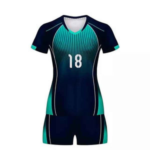 Uniforme de Voleibol Personalizado Sublimado en Poliéster de Secado Rápido con Logotipo Impreso, Conjunto de Uniformes Deportivos - Product Image 3
