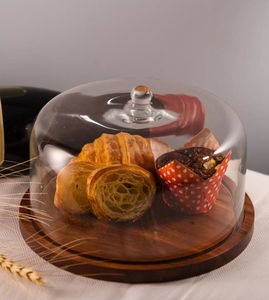 2024 ขายร้อนในกาตาร์รอบไม้กระถินเทศเซิร์ฟเวอร์เค้กยืนสําหรับร้านอาหารที่บ้านในราคาไม่แพงโดย LUXURY CRAFTS - Product Image 6