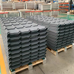 Panneau de toiture <span class=keywords><strong>en</strong></span> métal revêtu de pierre à grande portée, système de toiture léger et haute résistance pour les projets résidentiels et commerciaux modernes - Product Image 1