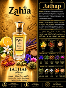 ZAHIA JATHAP Parfum pour homme classique moderne de luxe 50ml Eau de Parfum EDP Parfum boisé épicé frais longue durée en spray - Product Image 2
