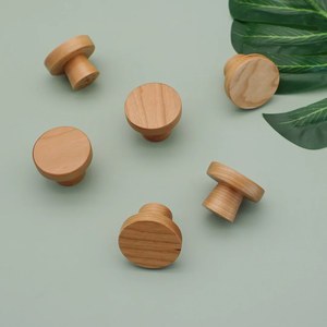 Perilla de cajón de madera Perillas de puerta de madera de lujo Hardware Muebles por encargo Venta más vendida - Product Image 5