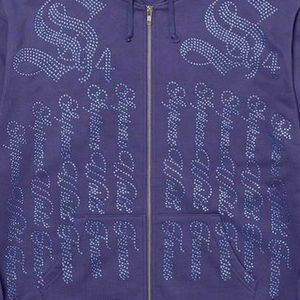 Sudadera con Capucha de Diseñador Extra Grande Personalizada de Alta Calidad, Sudadera con Capucha Transpirable con Pedrería Personalizada para Hombre - Product Image 6