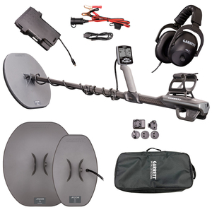 PRECIO PARA EL DETECTOR DE METALES ORIGINAL Garrett Axioms con Bobina DD de 13x11, Bobina Mono de 11x7 y MS-2 HP - Product Image 1