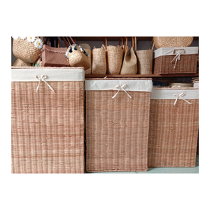 ตะกร้าถาดใส่ผักตบชวาแบบปรับแต่งรูปทรงและสีบ้าน - Product Image 3