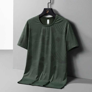 <b>Men's</b> 2025 Summer Fashion Quick Dry Mesh T-<b>Shirts</b> Breathable Jersey <b>Short</b> <b>Sleeves</b> in Black and <b>White</b> - Product Image 2