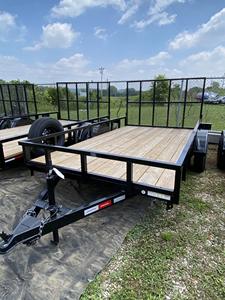 A-<b>Frame</b> Gate Utility Trailers 77\" <b>X</b> <b>10</b>\" Tube Utility with <b>15</b> Radials Cargo & Utility Hauler - Product Image 2