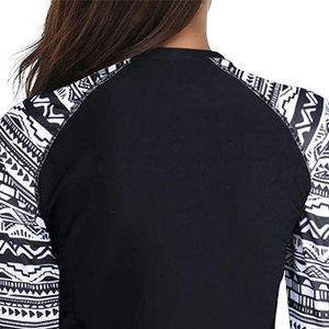 Nouvel arrivage de chemises de compression à manches longues respirantes pour femmes Design personnalisé imprimé par sublimation MMA OEM Service - Product Image 2