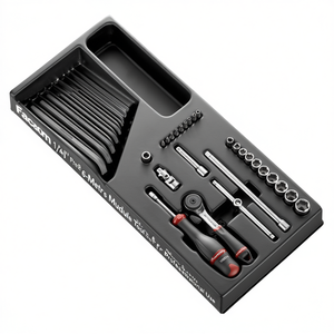 Juego de Herramientas Facom de 32 Piezas con Vasos de 6 Puntas de 1/4'' Métricos para Uso Profesional - Product Image 2