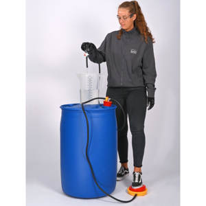 Otal ®   Pompe de transfert à activation par le pied avec robinet de tuyau pour le transfert de produits chimiques et d'huile, produit Burkle GmbH - Product Image 2