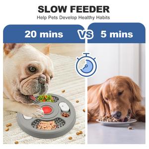 Tapis de lécher en silicone pour animaux de compagnie coussin de mangeoire apaisant favorise une digestion saine réduit l'ennui silicone de qualité alimentaire sans danger - Product Image 6