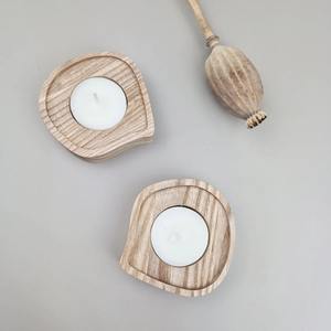 Porte-bougie chauffe-plat en bois de qualité export, cadeau pour la maison, décoration de table de Pâques pour l'aménagement intérieur, disponible à prix d'exportation - Product Image 2