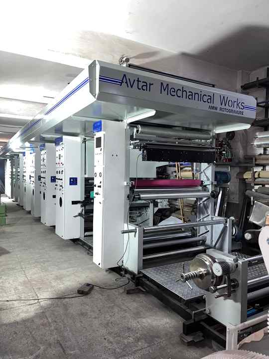 Indian  Fully Automated Rotogravure Printing Machine available in Rwanda make in India reliable heavy duty