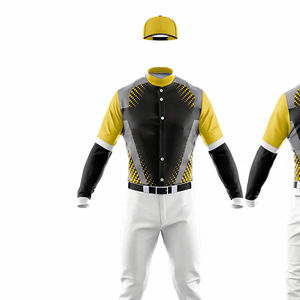 2025 nuevo conjunto completo de camisetas y pantalones de béisbol con sublimación personalizada al por mayor conjuntos de uniformes de béisbol y softbol - Product Image 3