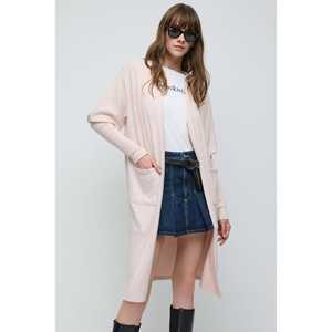 Cárdigan Informal Largo de Punto con Bolsillos, 100% Poliéster - Product Image 3