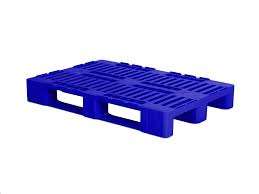 Carretilla elevadora de 4 vías Acceso Antideslizante 3 patas Cubierta resistente HDPE Euro Pallet Producto de plástico - Product Image 6