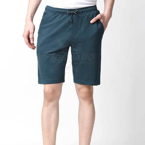 Short d'entraînement décontracté solide pour hommes Short de sport écologique à taille haute et à séchage rapide d'été - Product Image 1