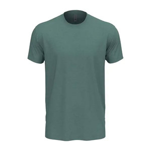 T-shirts pour hommes unis coton goutte épaule à manches courtes t-shirts pour hommes décontracté doux confort coupe ample hommes été t-shirts - Product Image 5