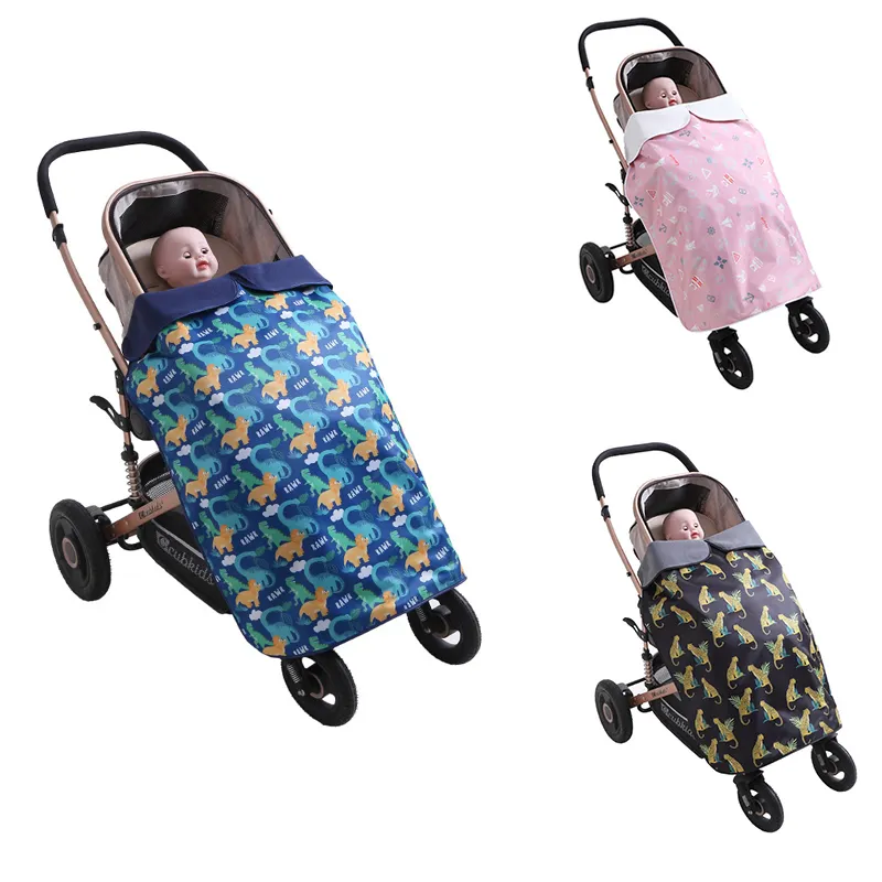 Hot Koop Mooie Afdrukken Warme Fleece Kinderwagen Regen Auto Seat Cover Baby Deken Voor Pasgeboren Baby