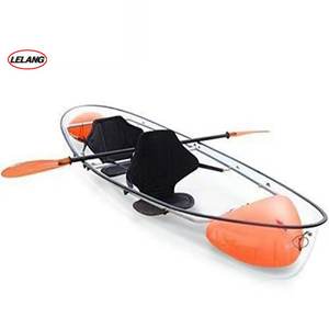 Bote <span class=keywords><strong>de</strong></span> remos transparente para deportes al aire libre, bote <span class=keywords><strong>doble</strong></span> con airbag, bote a la deriva, adecuado para actividades <span class=keywords><strong>de</strong></span> natación al aire libre - Product Image 4