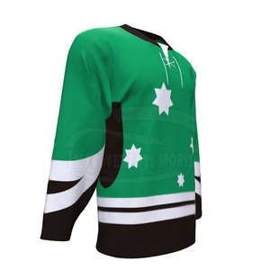 Nuevo estilo Deportes Hockey sobre hielo Jersey Diseño personalizado Hockey sobre hielo Jersey Venta al por mayor Hockey sobre hielo Jersey - Product Image 5