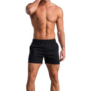 Short de gym en coton style rue haute personnalisable pour homme Short de gym confortable à vendre - Product Image 3