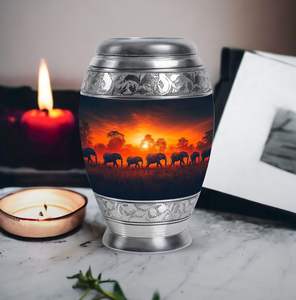 Éléphant adulte urnes pour cendres humaines pour maman crémation adulte frêne femmes urne grand mâle adulte taille personnalisée fournitures funéraires urne - Product Image 5