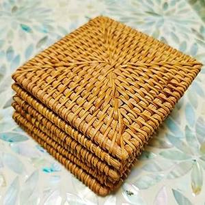 Sets de table en jute tissé naturel Sets de table ronds résistants à la chaleur pour la décoration de table Vente en gros - Product Image 5