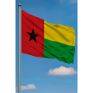 Customizable World <b>Flag</b> 3x5ft with Aluminum <b>Pole</b>-Guinea Bissau Design - Product Image 3