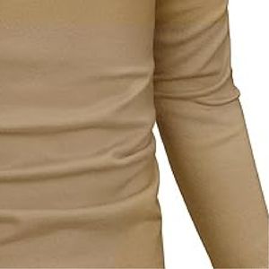 Pull en polyester tricoté à manches longues style homme Pull en polyester à col rond personnalisé - Product Image 5