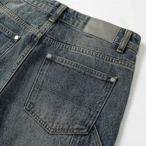 High Quality Custom <b>Vintage</b> Denim Pants Men <b>Women</b> Loose Fit Mud Wash Streetwear Baggy <b>Jeans</b> Premium Trendy Fashion Trousers Wear - Product Image 5