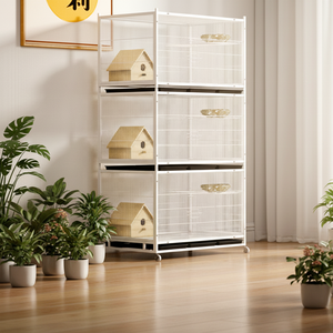 Duivenkooi voor koppels, kweek, beveiliging, wit, voor parkieten, anti-muis, wezel, vierkante buis & ijzerdraad, duivenhok - Product Image 6