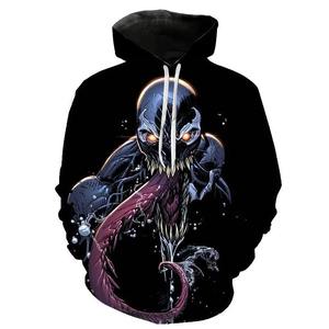 Sweats à capuche Venom Hiver Broderie Impression 3D Streetwear Hommes Femmes Coupe régulière Polaires Pulls Survêtements - Product Image 2