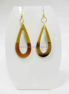 Anillo de oreja de cuerno de búfalo más vendido, pendientes de gota de último diseño, accesorios de moda, exportaciones al por mayor - Product Image 5