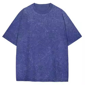 บริการ OEM ขายส่งเสื้อยืดเปล่าผู้ชาย ผ้าคอตตอน 100% หนัก 260 กรัม ทรงโอเวอร์ไซส์ เสื้อยืดผู้ชายสั่งทำพิเศษ - Product Image 1