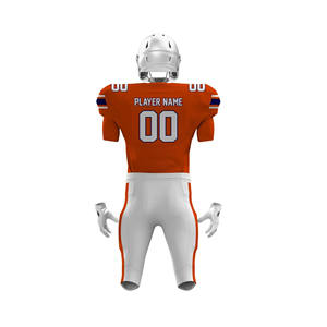 Uniforme de fútbol americano hecho a medida OEM nuevo diseño al por mayor 2025 uniforme de fútbol americano secado rápido transpirable cómodo - Product Image 6