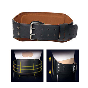 เข็มขัดยกน้ำหนักหนังวัว13มม. สำหรับเล่นฟิตเนสและยิมเข็มขัดยกน้ำหนักออกแบบได้ตามต้องการ - Product Image 5