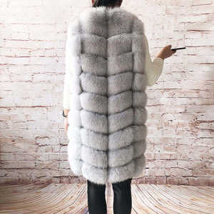 Gilet en fausse fourrure pour femmes, élégant, sans manches, vêtement d'extérieur d'hiver, texture douce et moelleuse pour un style chic - Product Image 4