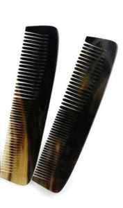 Peigne en corne de couleur naturelle et fini de haute qualité personnalisé et fabriqué à la main pour coiffer les cheveux à partir de corne de buffle véritable d'Inde - Product Image 3