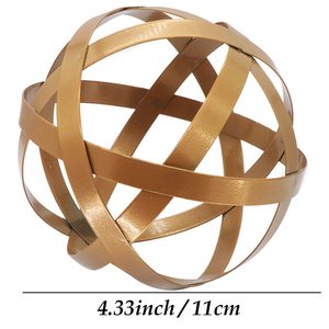 ตกแต่งด้วยโลหะสีทองขนาดเล็กทรงกลมสำหรับตกแต่งโชว์รูมมาตรฐานสำหรับห้องนั่งเล่นห้องนอนและตกแต่งบ้าน - Product Image 3