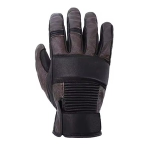 ถุงมือแข่งรถมอเตอร์ไบค์แบบเต็มนิ้วสำหรับผู้ชายถุงมือหนังกันกระแทกสำหรับกีฬากลางแจ้งโลโก้ออกแบบได้ตามต้องการ - Product Image 1